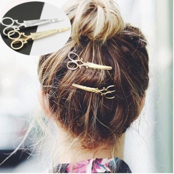Accessories - Scissor Hair Clips Set